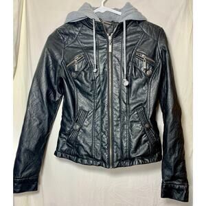 J2 Hooded Leather Jacket